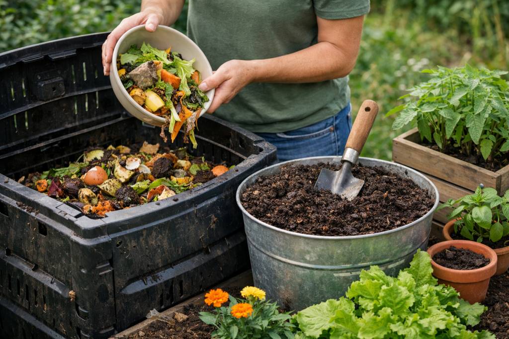 Comment utiliser le compost alimentaire ? astuces pour transformer ses déchets de cuisine en ressource précieuse